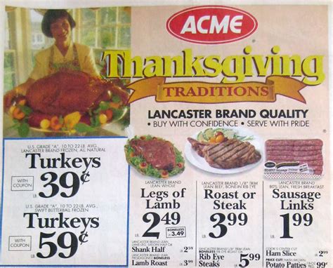Plus, earn 1% cash back for your online purchases. . Acme free turkey 2023